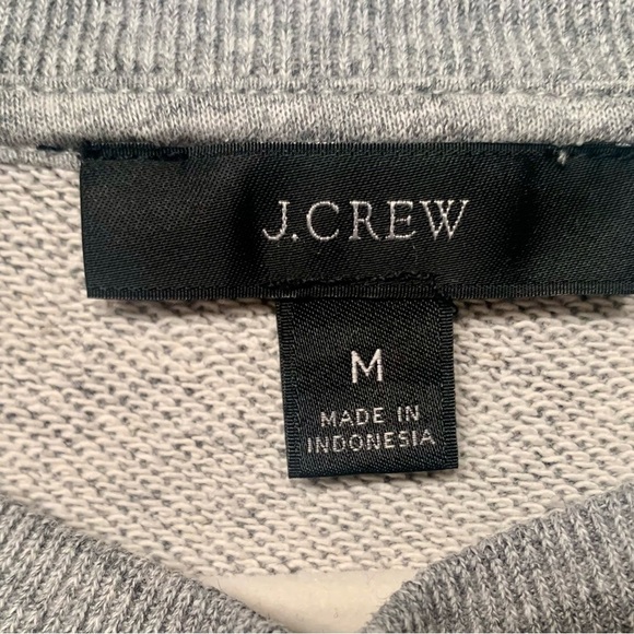 NWT J. Crew UNIVERSITY TERRY ALL NATURAL Graphic Sweatshirt - SZ M - Picture 4 of 9